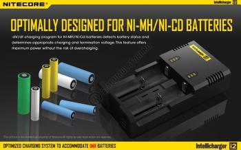 Incarcator Universal Inteligent NITECORE i2 ALL-IN-ONE, Li-Ion, Ni-Mh, Ni-Cd9