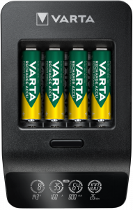Incarcator Varta LCD Smart Charger+ 57684 AAA, AA + 4 Acumulatori AA Varta Power 2100mah1