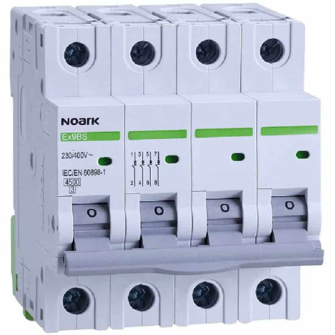 Sigurante - Intrerupator automat 20A 3P+N B 4.5kA 4MW - NOARK Ex9BS 102095