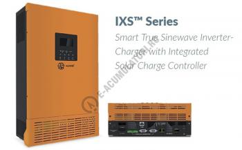 Invertoare Off-grid - Invertor / Incarcator Xunzel Sinewave IXS-1000VA-800W-12V cu controller incarcare solara si cabluri IXS1000-12