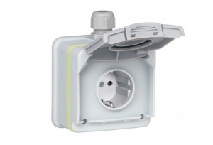 Kit priza pentru incarcare vehicule electrice Legrand Green'up 3.7kw IP552