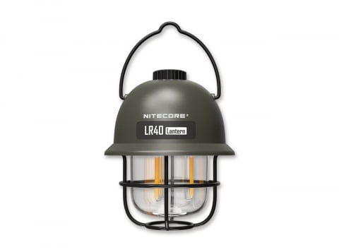 Tactice / Paza si protectie - Lanterna Nitecore camping LR40-OLIV + powerbank 4000 mah