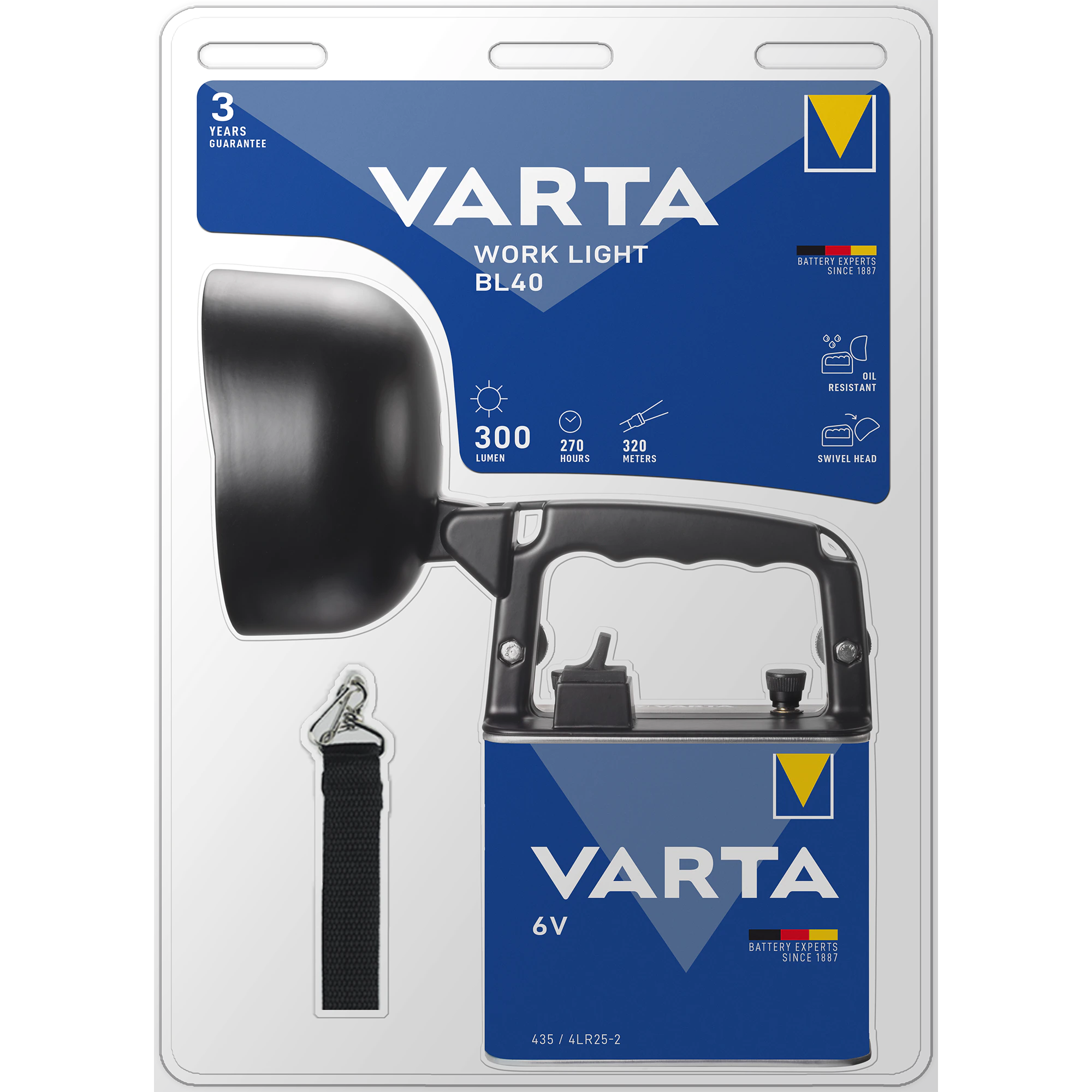 Work / Industriale - Lanterna Varta Work Light LED 435 18660
