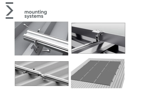 Mounting Systems Clema Laterala Prindere Tabla Cutata pentru Profil 1/22 [1]