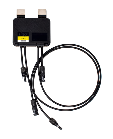 Optimizator panou solar Tigo TS4‑A‑O, 700W, MC4, cablu 1.2 m – Optimization + Monitoring + Rapid Shutdown [1]