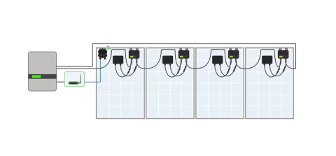 Optimizator panou solar Tigo TS4‑A‑O, 700W, MC4, cablu 1.2 m – Optimization + Monitoring + Rapid Shutdown [2]