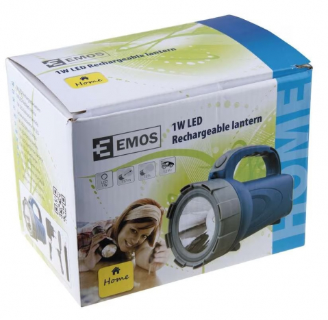 Diverse - OUTLET: Lanterna EMOS P4510/E-2162, reincarcabila, 1W LED, 220V/12V