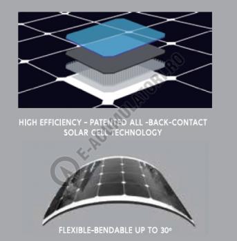 Panou solar fotovoltaic SOLARPOWER HD 110W-12V XUNZEL cu cablu 3+3M SPHD11012 [2]
