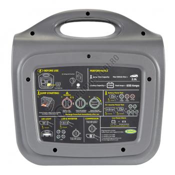 PowerPack Ring 12v 17Ah cu 2.1A USB, compressor si invertor 200W REPP1701