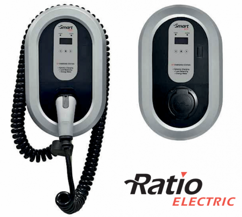 Statii de incarcare - Ratio Smart Box Slave 32A/3F Outlet cu contor kWh 37632S