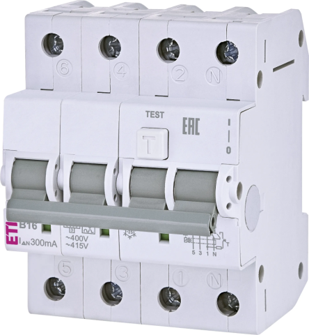 Diverse - Siguranta diferentiala KZS-4M 3p+N A B16/0.3