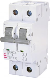 Intrerupatoare si prize - Siguranta ETIMAT 6 2p B 25A