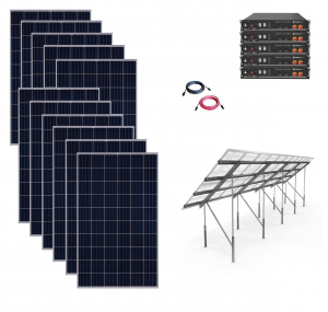 Sistem fotovoltaic trifazat off-grid 7000Wp 230V pentru irigatii0