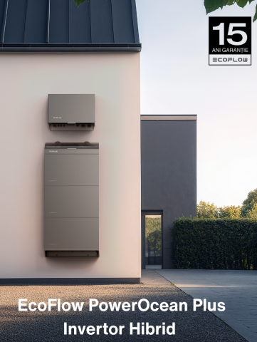 Sistem Fotovoltaic Trifazat Hibrid EcoFlow PowerOcean 20kWp – Invertor 20kW, Baterie 10kWh + Structura pentru Acoperis Tabla/Tigla [2]