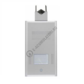 Sistem iluminat stradal PowerSave cu panou fotovoltaic 66Wp, baterie inclusa si LED 40W0
