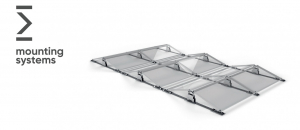Sisteme prindere panouri fotovoltaice - Sistem prindere 12 x panouri (latime 99-115cm) pentru acoperis plan drept Est-Vest 15 grade Mounting Systems