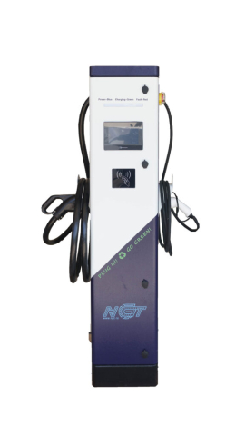 Statii de incarcare vehicule electrice - Stație de Încărcare NGT 82KW Slim – AC/DC, CCS2 + Type 2, Ecran 7” Touch, Format Compact
