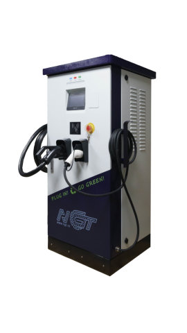 Stație de Încărcare NGT 82KW – AC/DC, CCS2 + Type 2, Ecran 7” Touch [2]