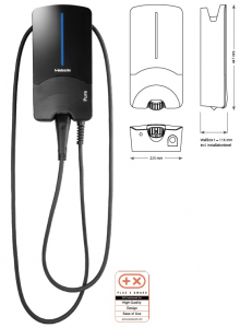 Statie Incarcare PURE II-22 Kw Cu Cablu Type 2 - 7,0 M1