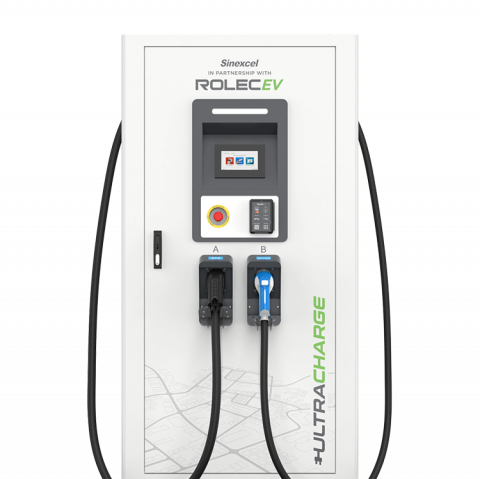 Statii de incarcare vehicule electrice - Statie Rapida Incarcare Vehicule Electrice Rolec ULTRACHARGE 160, 60kW CHAdeMO&CCS