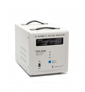 Stabilizatoare Tensiune - Stabilizator de tensiune 5000VA/3000W Power Sistem TER-5000