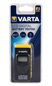 Tester baterii cu LCD Varta 1.2V 1.5V 3V 9V0