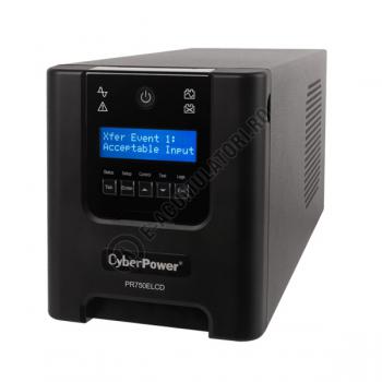 UPS Cyber Power PR750ELCD Line-Interactive 750VA 675W AVR, LCD Display, 8 IEC OUTLETS, USB & Serial port1