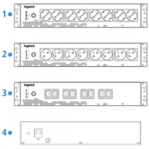 UPS Legrand KEOR PDU monofazat 800VA/480W iesire 8xIEC [1]
