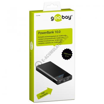 USB Powerbank (Energy to Go) Goobay 10000mAh 406661