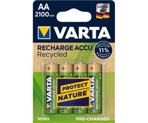 Acumulatori Varta Recycled AA R6 2100 mah preincarcati blister 4 buc 568160
