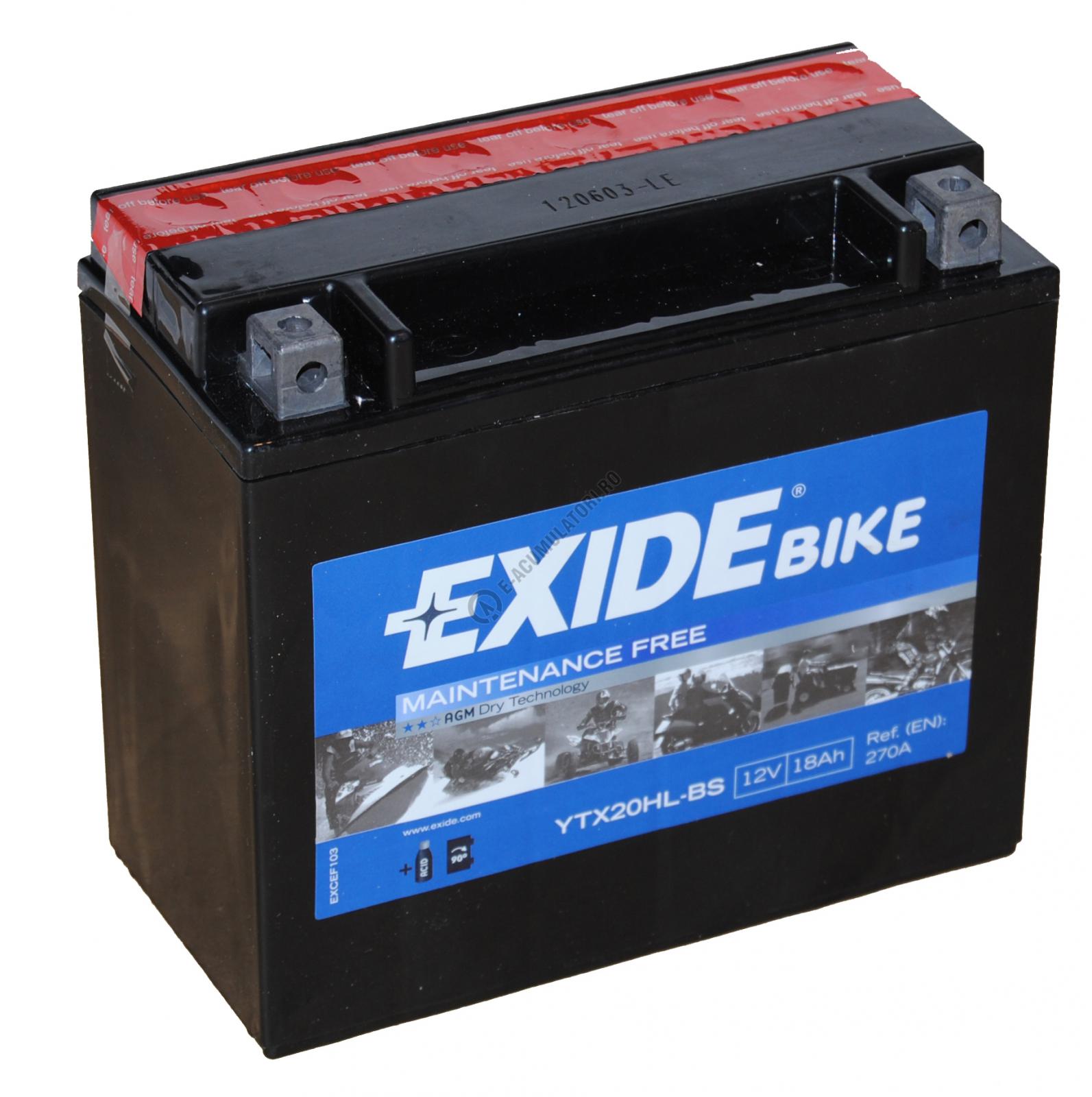 Аккумулятор exide 12v