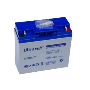 VRLA AGM/GEL / Traction / LiFePo4 Batteries - VRLA Ultracell Deep Cycle GEL 12V, 22Ah Rechargeable Battery UCG22-12