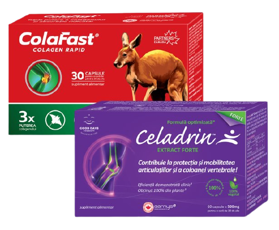 Beauty - Pachet Celadrin Extract Forte + ColaFast Colagen Rapid