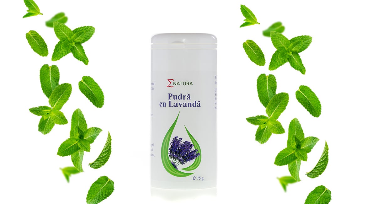Ingrijire Copii - Pudra cu lavandă Enatura 75 g