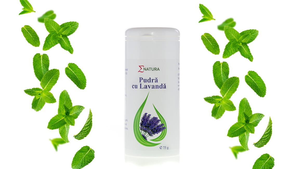 Ingrijire Copii - Pudra cu lavandă Enatura 75 g
