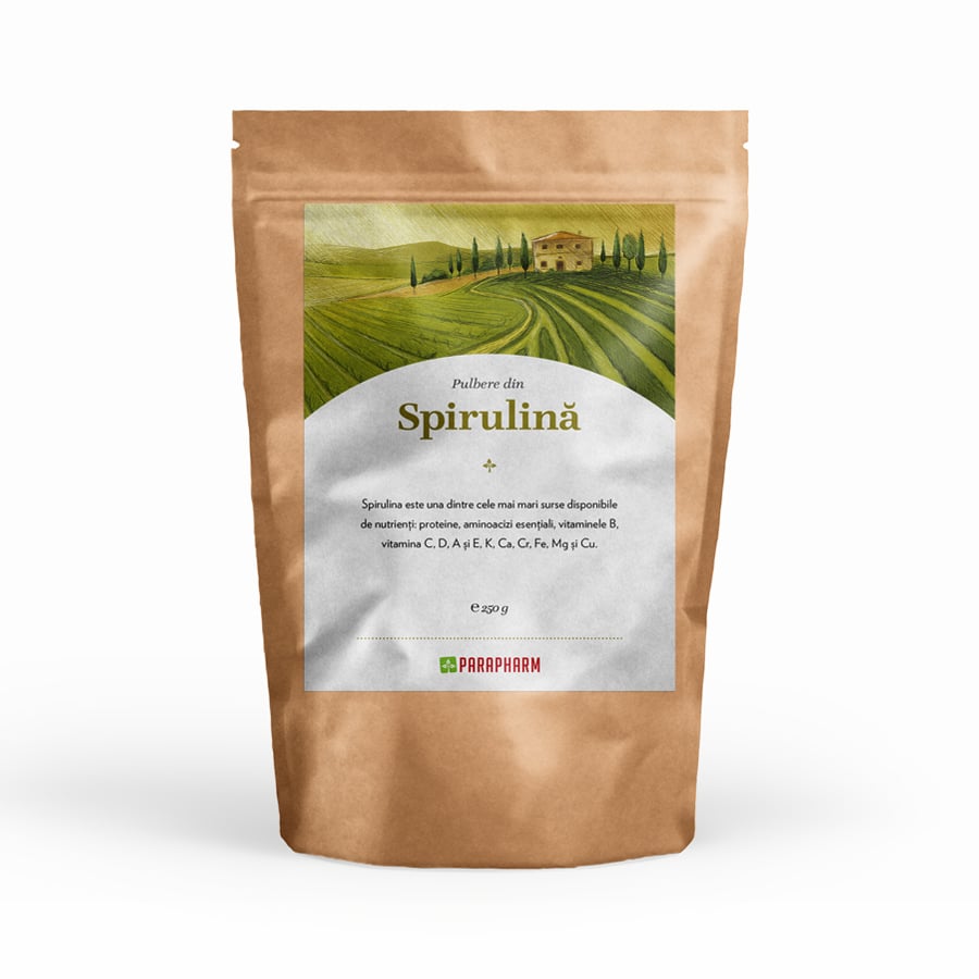 Dieta Si Wellness - Spirulina Pulbere Parapharm 250 g