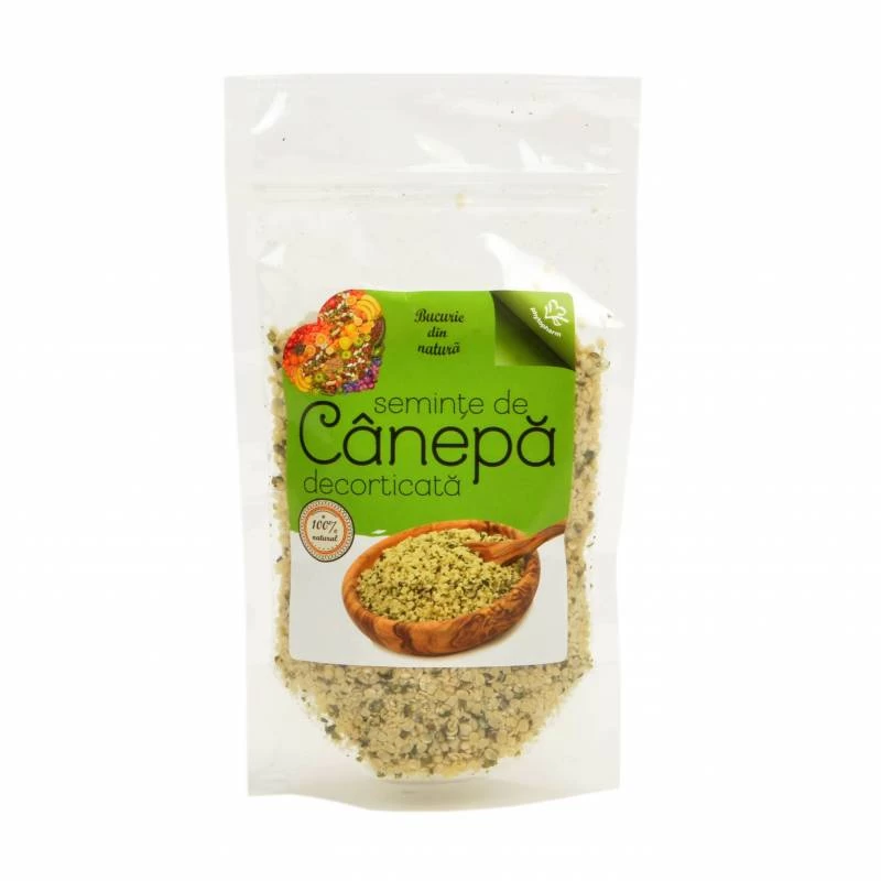 Seminte si Fructe Uscate - Semințe de Cânepă Decorticate Phytopharm 100 g