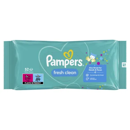 Ingrijire Copii - Șervețele umede Fresh Clean 52 bucăți Pampers