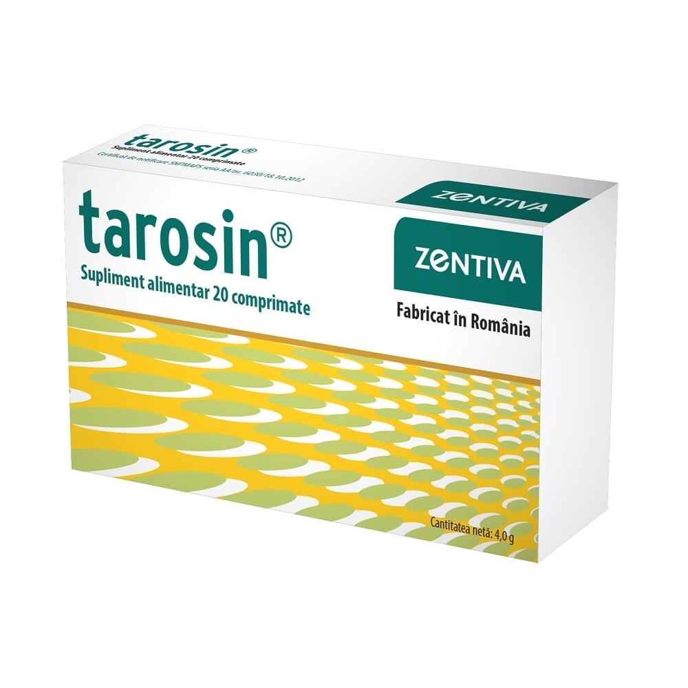Tarosin 20 comprimate, ZENTIVA S.A. - ROMANIA [1]