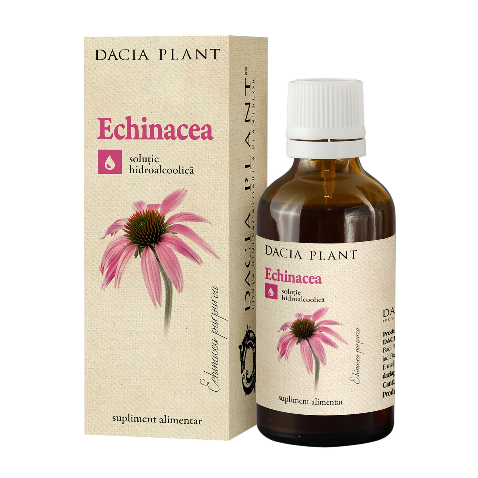 PRODUSE - Tinctură de Echinacea 50 ml Dacia Plant