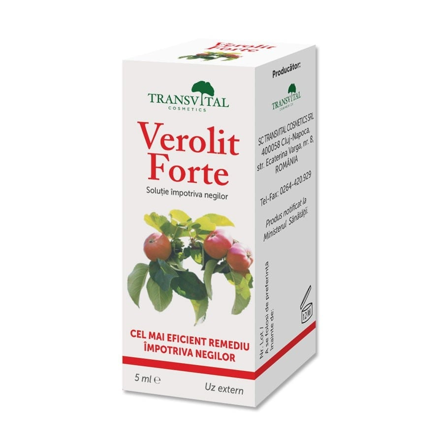 Ingrijire unghii - Verolit Forte soluție împotriva negilor 5 ml