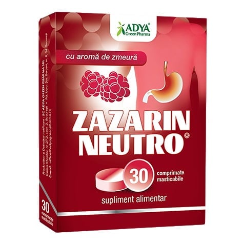 Controlul Greutatii - Zazarin Zmeura 30 comprimate