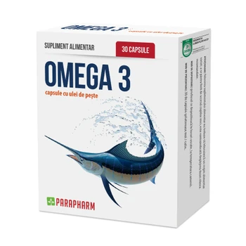 Omega 3 cu ulei de peste, 30 capsule [1]
