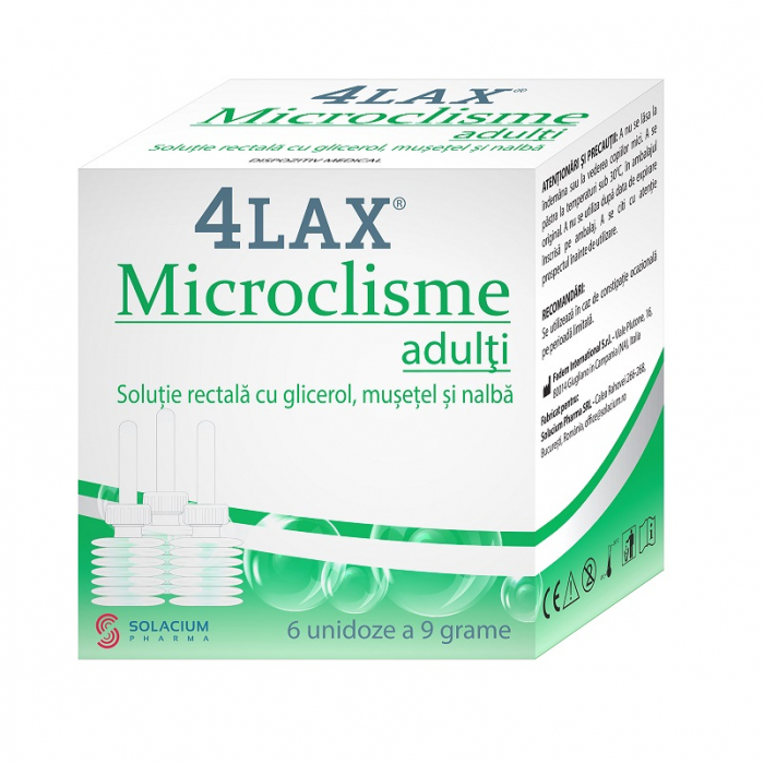 4LAX Microclisme adulti 9 g, 6 unidoze [1]