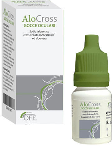 Solutie oftalmica lubrifianta AloCross, 8 ml, OFF Italia [1]