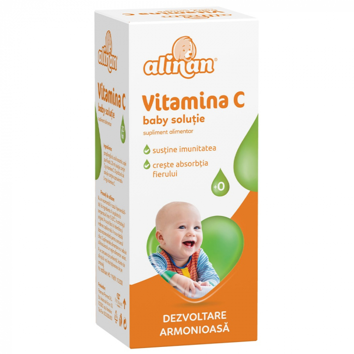 Vitamina C soluție Alinan, 20 ml [1]