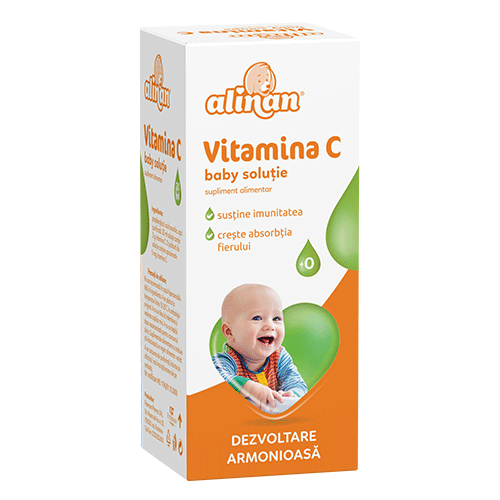 Alinan Vitamina C baby solutie, 20 ml [1]
