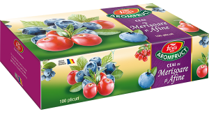 Aromfruct ceai cu merisoare si afine, 100 plicuri [1]