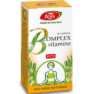B complex vitamine naturale, F172, 60 capsule [1]
