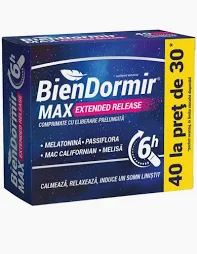 Bien Dormir Max Extended Release x 40cp la pret de 30 [1]